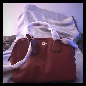 NWT COACH PEBBLED NOLITA SATCHEL